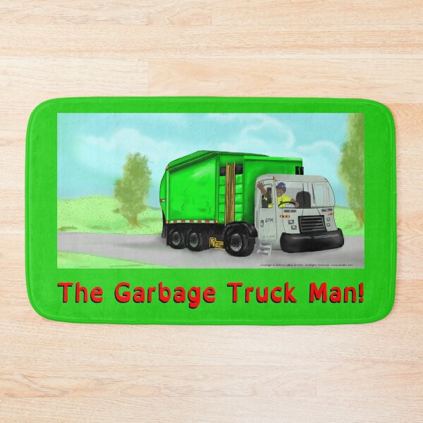 Item preview, The Garbage Truck Man! Poster-style Graphic designed and sold by Jazzalot.