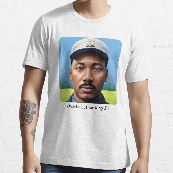 MLK Gray and White Baseball Jersey