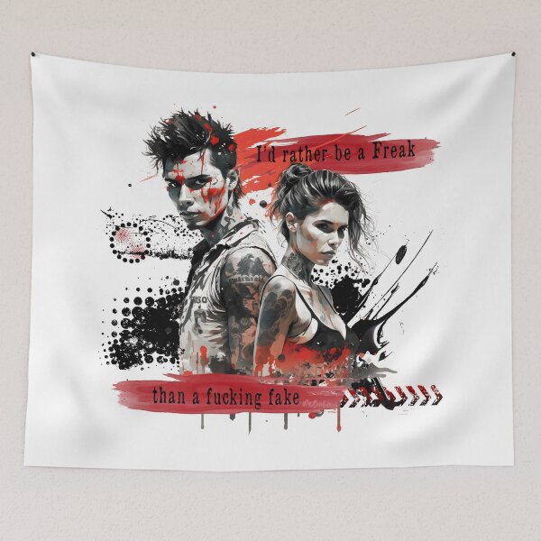 Item preview, Shirt: Trash Polka Style: I'd rather be a Freak - than a f*cking Fake designed and sold by HybridThe0ry.