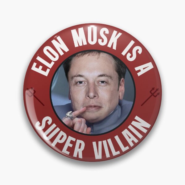 Item preview, Elon Musk Is A Super Villain - Anti Billionaire designed and sold by Picket Club.