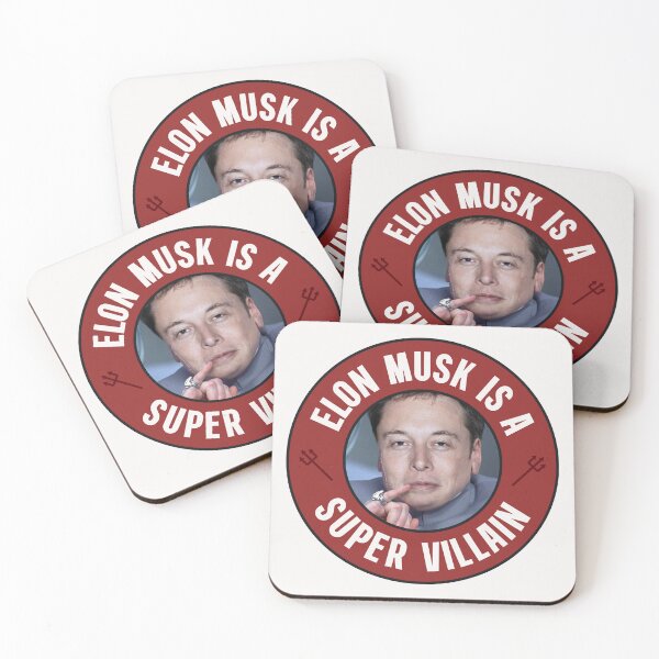 Item preview, Elon Musk Is A Super Villain - Anti Billionaire designed and sold by Picket Club.
