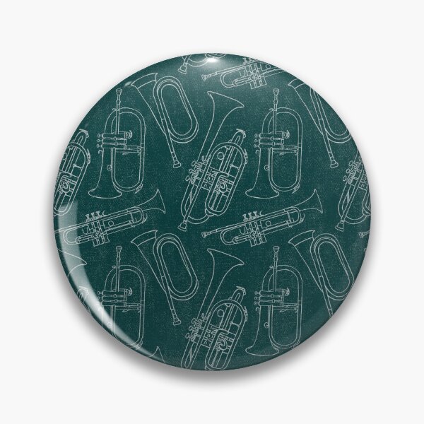 Item preview, Trumpet - Green designed and sold by BlueDoorStudio.