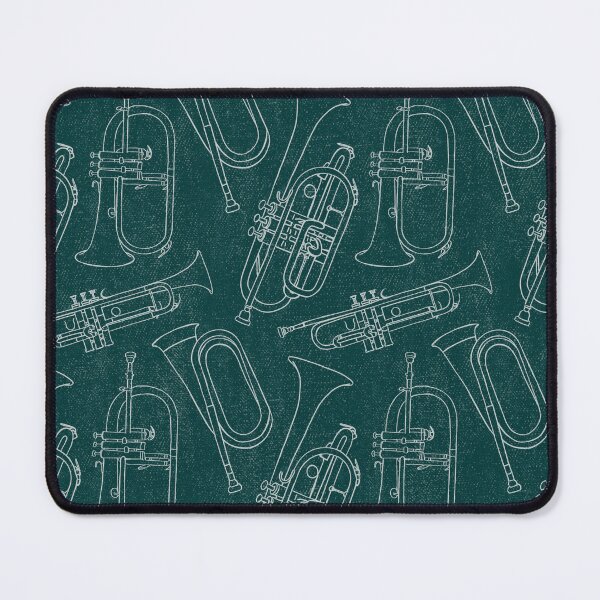 Item preview, Trumpet - Green designed and sold by BlueDoorStudio.