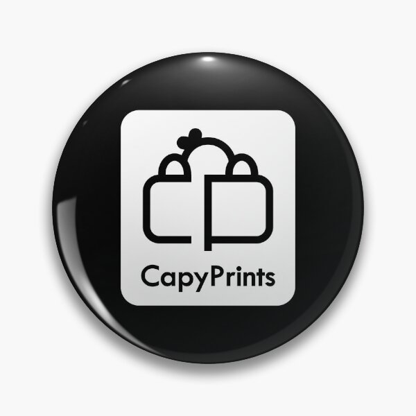 Item preview, CapyPrints Logo (B&W) designed and sold by CapyPrints.