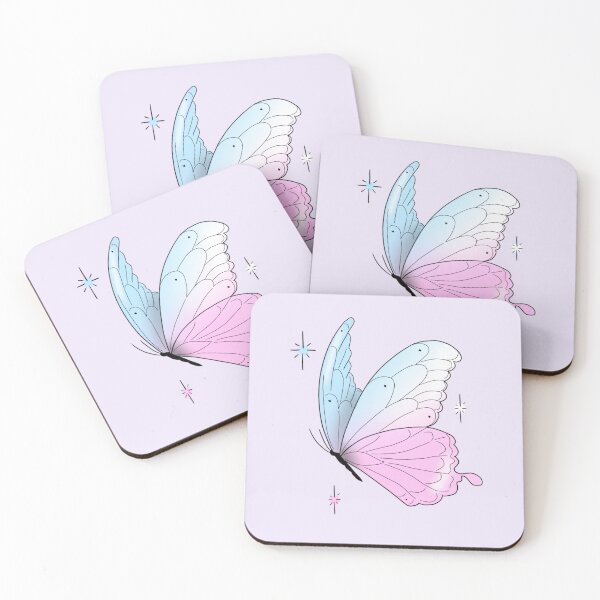 Item preview, subtle trans butterfly designed and sold by atlasbackache.