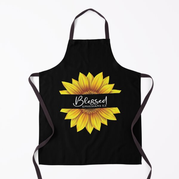 Item preview, Christian Sunflower design - I am Blessed - Ephesians 1:3 designed and sold by simplydesignart.