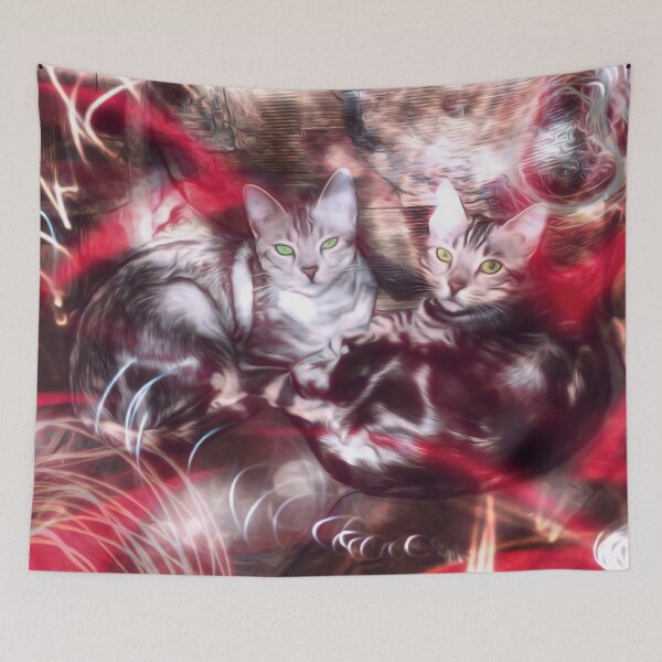 Item preview, Bengal Cats of the Inner City Graffiti designed and sold by DistortionArt.