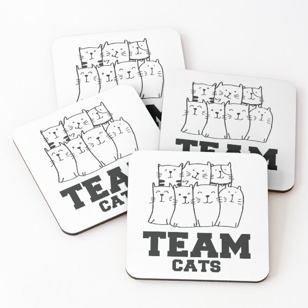 Item preview, Funny Cute groupe of cats Team Cats designed and sold by VIKING  PROJECT.