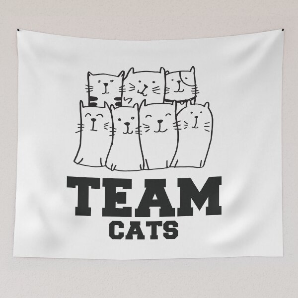 Item preview, Funny Cute groupe of cats Team Cats designed and sold by VIKING  PROJECT.