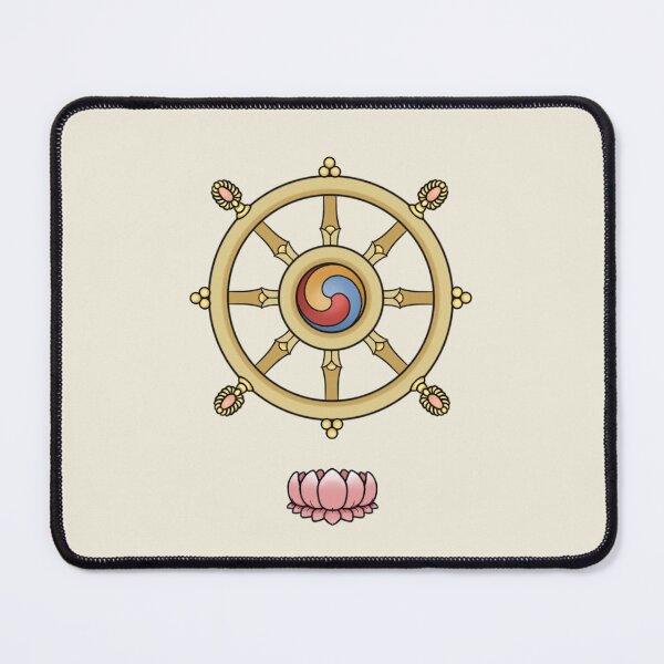 Item preview, Wheel Of Dharma Auspicious Symbol Of Buddhism designed and sold by ViewerEqualsPhoton.