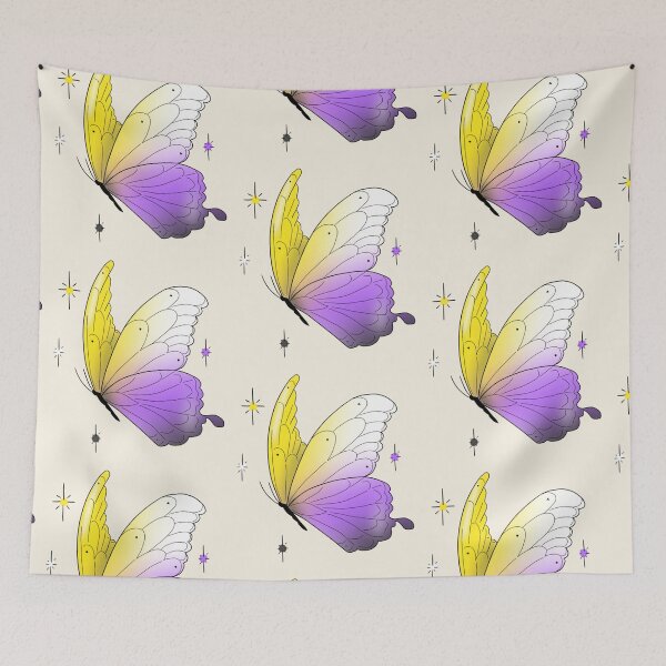 Item preview, subtle non binary butterfly designed and sold by atlasbackache.