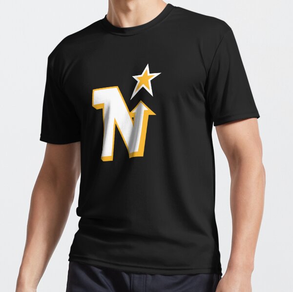 deadmansupplyco Vintage Hockey - Minnesota North Stars (Yellow North Stars Wordmark) T-Shirt