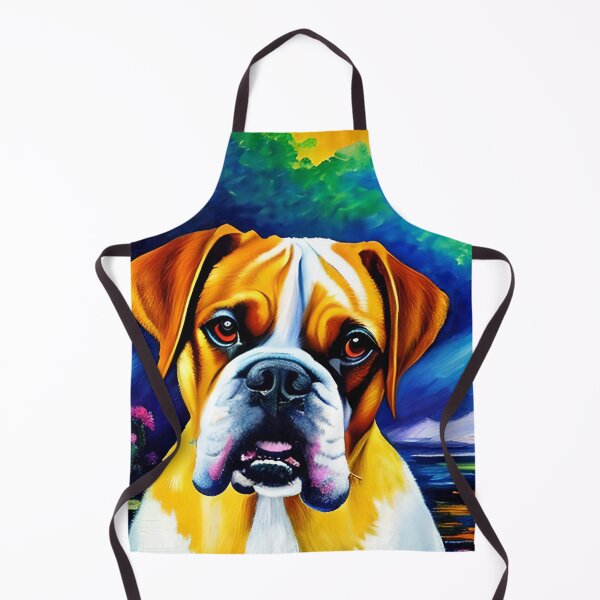 Item preview, Colorful Boxer dog designed and sold by ArtistryCynthie.
