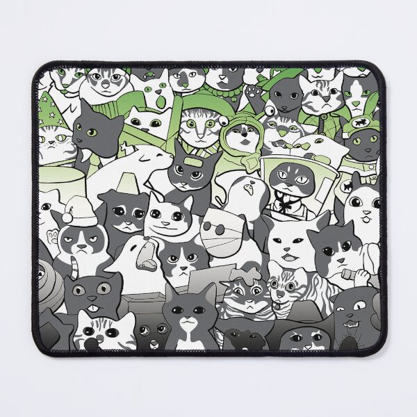 Item preview, Aromantic Pride Cats designed and sold by SavvytabbyArt.