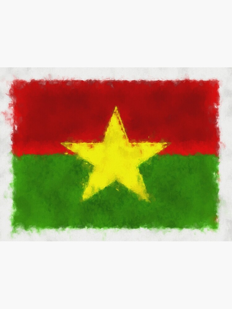 Burkina Faso Flag Reworked No. 66, Series 5 by 8th-and-f