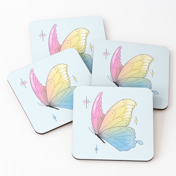 Item preview, subtle pansexual butterfly designed and sold by atlasbackache.
