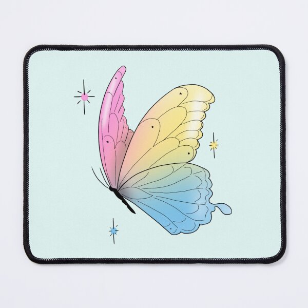 Item preview, subtle pansexual butterfly designed and sold by atlasbackache.