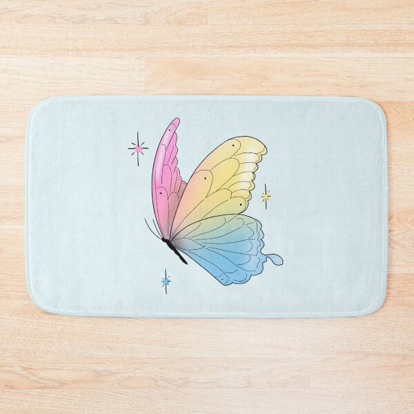 Item preview, subtle pansexual butterfly designed and sold by atlasbackache.