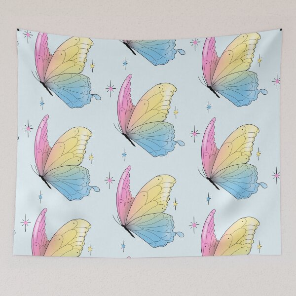 Item preview, subtle pansexual butterfly designed and sold by atlasbackache.