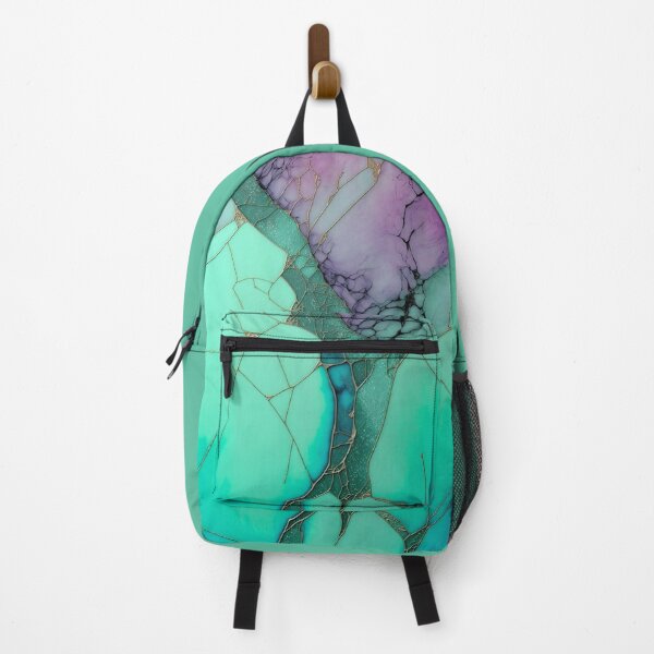 Item preview, Marbled Green Stained Glass - Abstract Alcohol Ink Resin Art designed and sold by inkvestor.