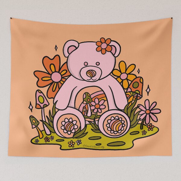 Item preview, Spring Teddy Bear designed and sold by doodlebymeg.