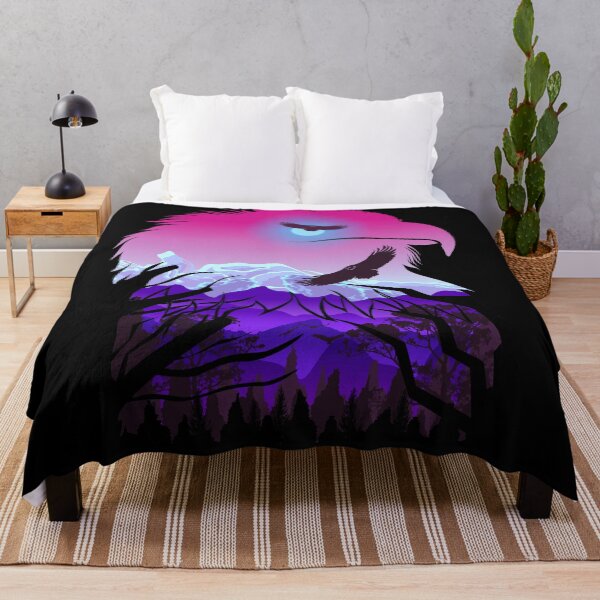 Item preview, Double exposure eagle with forest landscape designed and sold by Ilhamqrov.