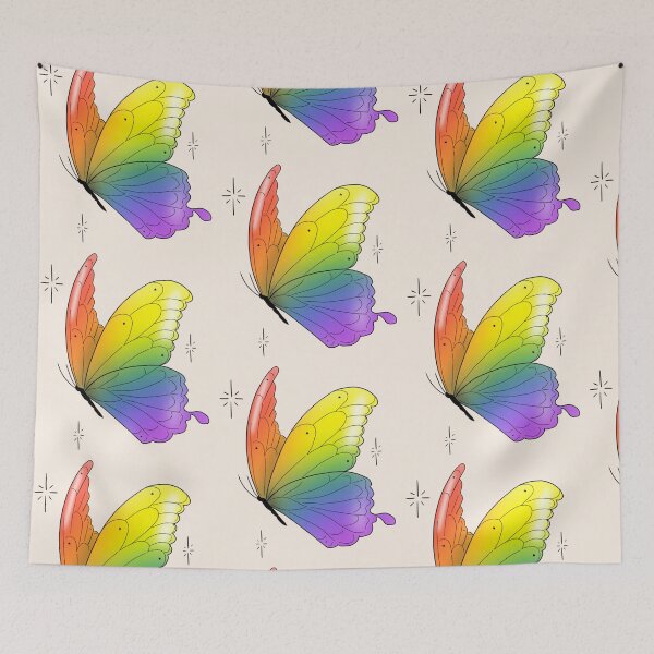 Item preview, pride butterfly designed and sold by atlasbackache.