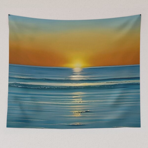 Item preview, Calm Sea in the Sunset designed and sold by LeoLabs.