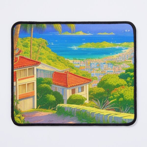 Item preview, tropical town by the sea designed and sold by hedoniism-shop.