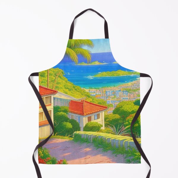 Item preview, tropical town by the sea designed and sold by hedoniism-shop.