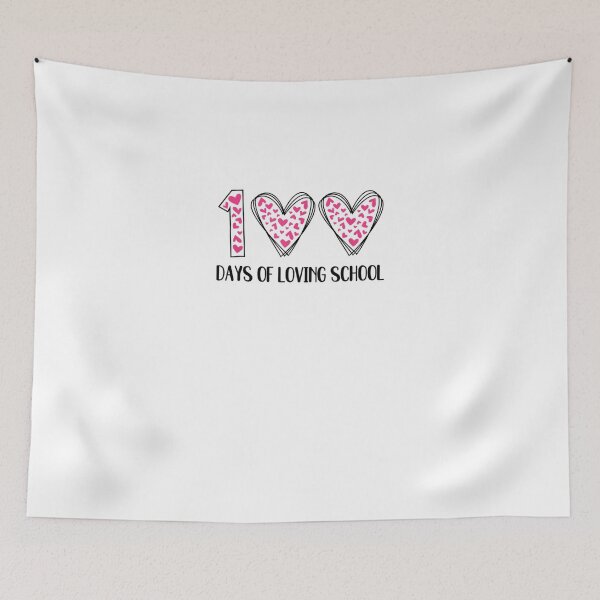 Item preview, Hearts 100 Days of Loving School 100th Day of School Teacher designed and sold by jounior ⭐⭐⭐⭐⭐.