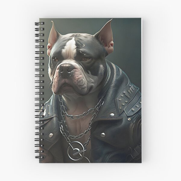 Item preview, Rebel on Wheels: An American Bully in a Motorcycle Jacket designed and sold by Digital-Dreamer.