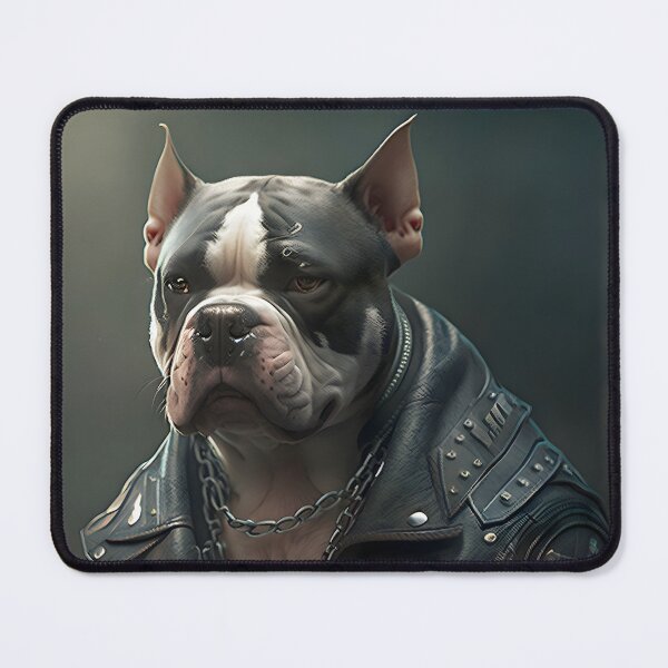 Item preview, Rebel on Wheels: An American Bully in a Motorcycle Jacket designed and sold by Digital-Dreamer.