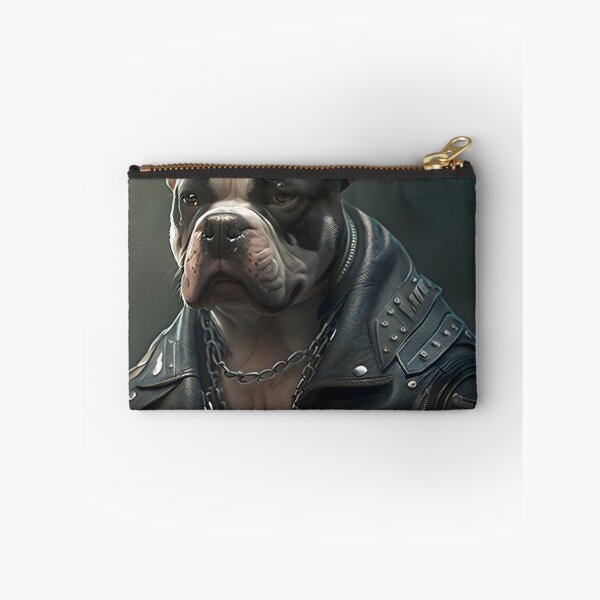 Item preview, Rebel on Wheels: An American Bully in a Motorcycle Jacket designed and sold by Digital-Dreamer.