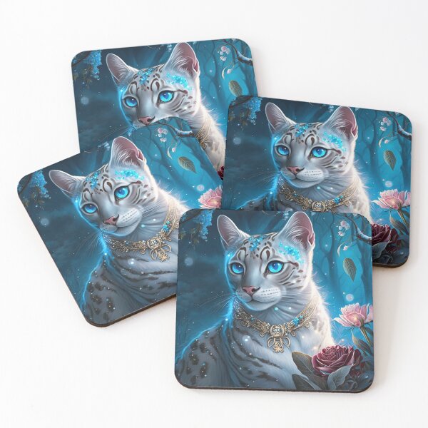 Item preview, Enchanted Silver Bengal Cat designed and sold by Nocturne  Paws.