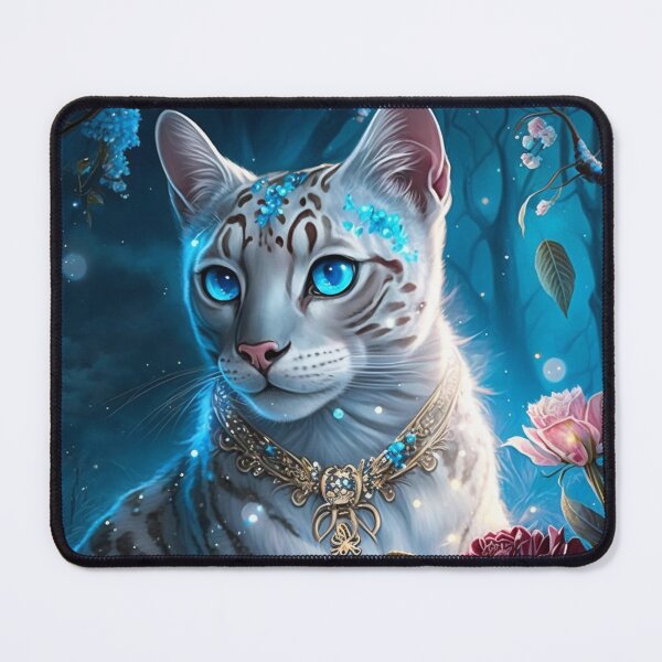 Item preview, Enchanted Silver Bengal Cat designed and sold by Nocturne  Paws.