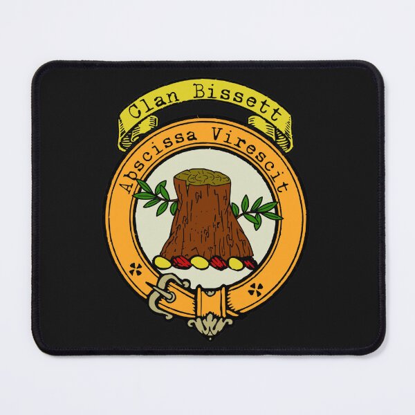 Item preview, Bissett Clan Surname crest designed and sold by BagTown Clans.