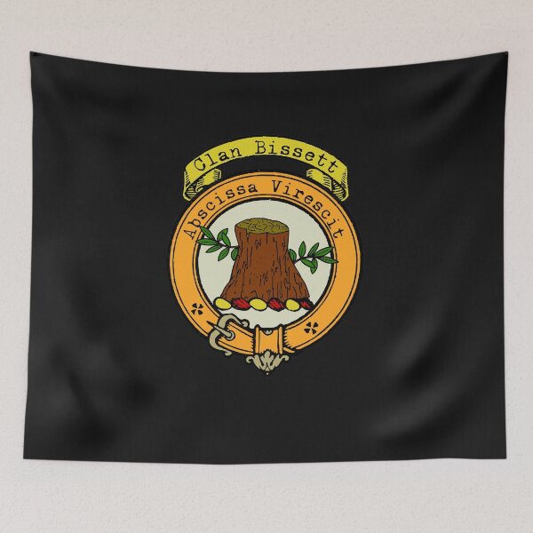 Item preview, Bissett Clan Surname crest designed and sold by BagTown Clans.