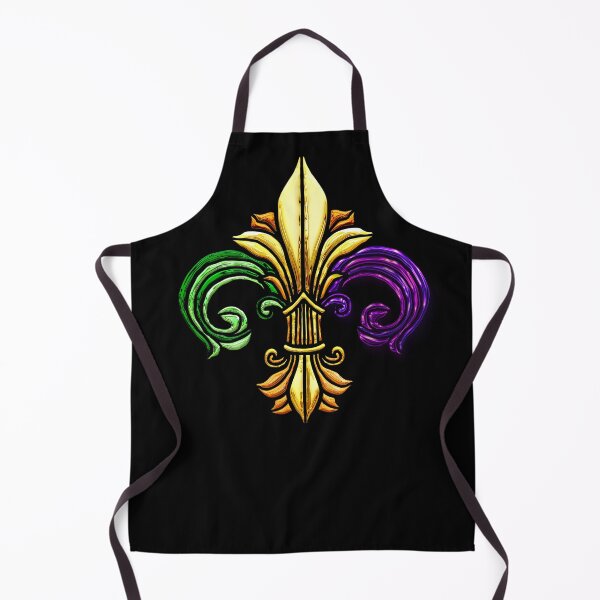 Item preview, Mardi Gras - Metal Fleur de Lis - St. Louis - Soulard - New Orleans designed and sold by Osprey Tees.
