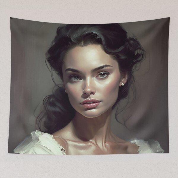 Item preview, The Elegant Allure of a 1950s Starlet designed and sold by Digital-Dreamer.