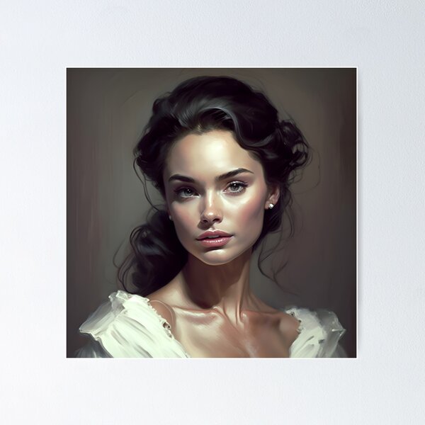 Item preview, The Elegant Allure of a 1950s Starlet designed and sold by Digital-Dreamer.