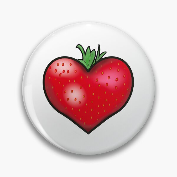 Item preview, Strawberry heart  designed and sold by Emendi.