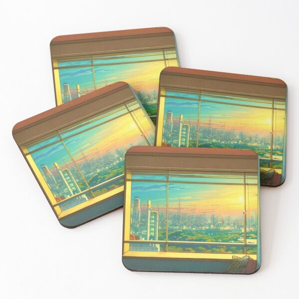 Item preview, watching the sunset through the bedroom window designed and sold by hedoniism-shop.