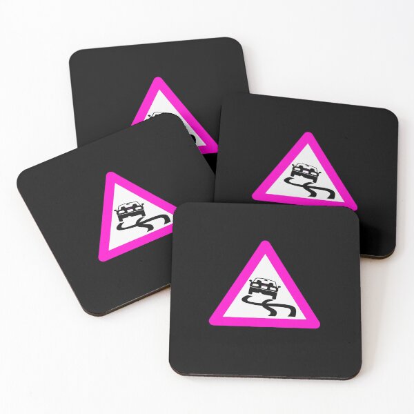 Item preview, MX-5 Drift Warning sign pink designed and sold by kacangisorkali.