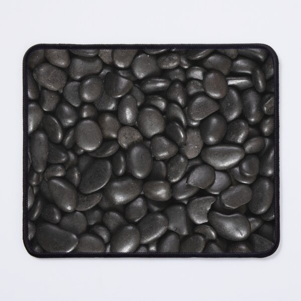 Item preview, Damp Alaskan Black River Pebbles designed and sold by visfineart.