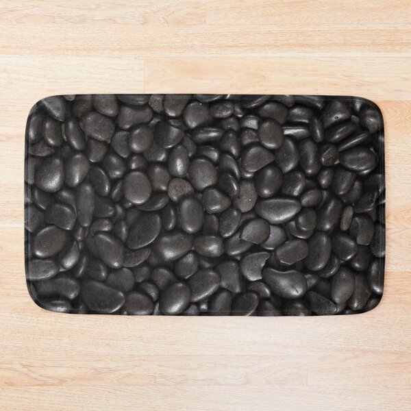 Item preview, Damp Alaskan Black River Pebbles designed and sold by visfineart.