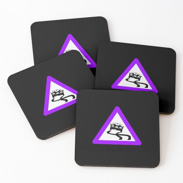 Item preview, MX-5 Drift Warning sign purple designed and sold by kacangisorkali.