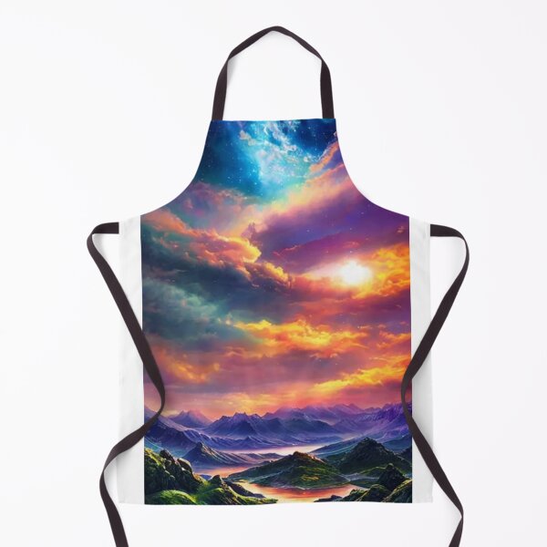 Item preview, Other World With Lush Green Mountains With Crazy Sky designed and sold by CMHerd.
