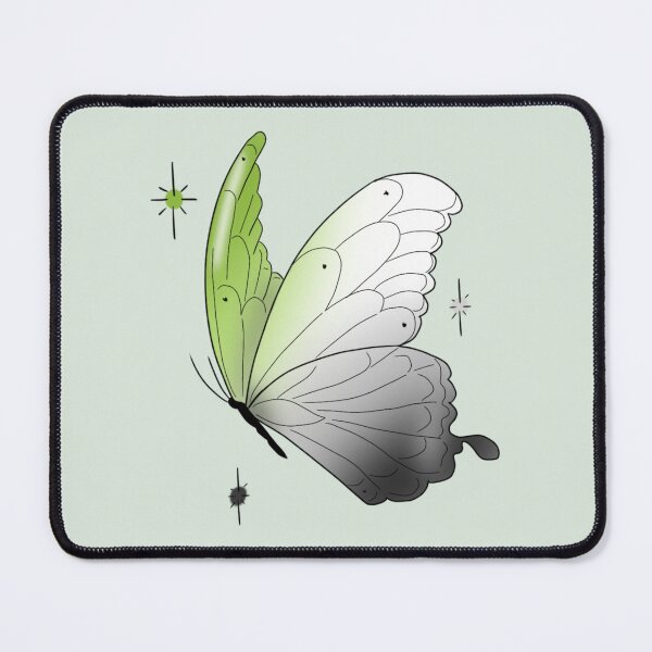 Item preview, Subtle aromantic butterfly designed and sold by atlasbackache.