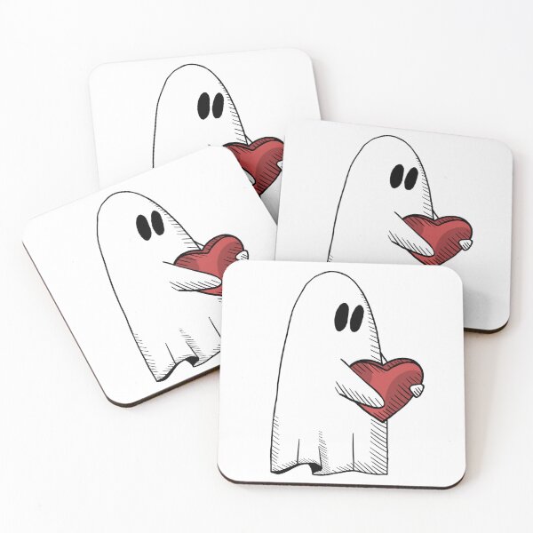 Item preview, Ghost with a heart designed and sold by joellesartshop.